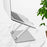 L301 Aluminum Alloy Foldable Computer Stand Laptop Stand Riser Holder Notebook Stand - Silver - 2