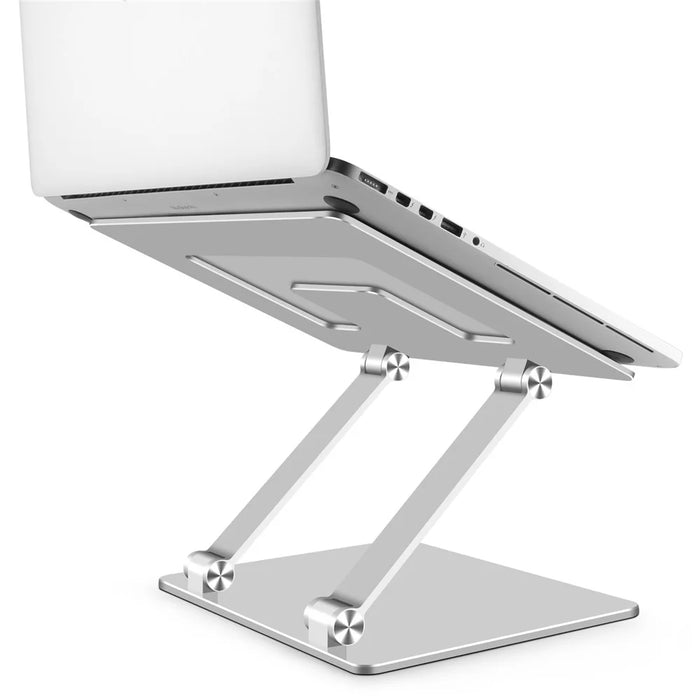 L301 Aluminum Alloy Foldable Computer Stand Laptop Stand Riser Holder Notebook Stand - Silver - 6