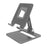 J002 Aluminum Alloy Foldable Tablet Stand Laptop Phone Stand Riser Holder Notebook Stand - Grey - 7