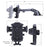 D-31 Stretchable Dashboard Cell Phone Bracket Suction Car Mount Phone Holder for Universal Vehicles - 2