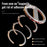 R-JUST SJ20 Ring Shape Magnetic Suction Mobile Phone Holder Desktop Bracket Hands-free Stand - Silver - 3