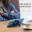 R-JUST SJ20 Ring Shape Magnetic Suction Mobile Phone Holder Desktop Bracket Hands-free Stand - Silver - 7