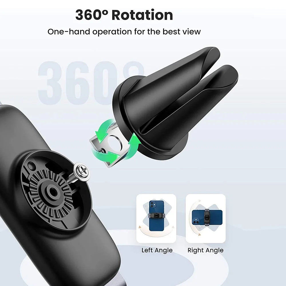 UGREEN Car Air Vent Clip Phone Support for iPhone 13 Pro Max Samsung Galaxy S21 Ultra Universal Mobile Phone Holder Stand - 7