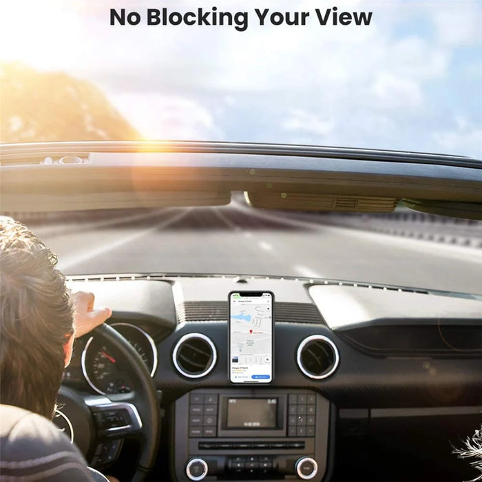 UGREEN N52 Magnetic Dashboard Phone Holder for iPhone Samsung Huawei 360 Degree Adjustable Stand - 4
