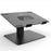 E8A Adjustable Desktop Laptop Stand Aluminum Alloy 11-17.3 inch Notebook Cooling Riser - Black - 2