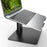 E8A Adjustable Desktop Laptop Stand Aluminum Alloy 11-17.3 inch Notebook Cooling Riser - Black - 3