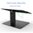 E8A Adjustable Desktop Laptop Stand Aluminum Alloy 11-17.3 inch Notebook Cooling Riser - Black - 5