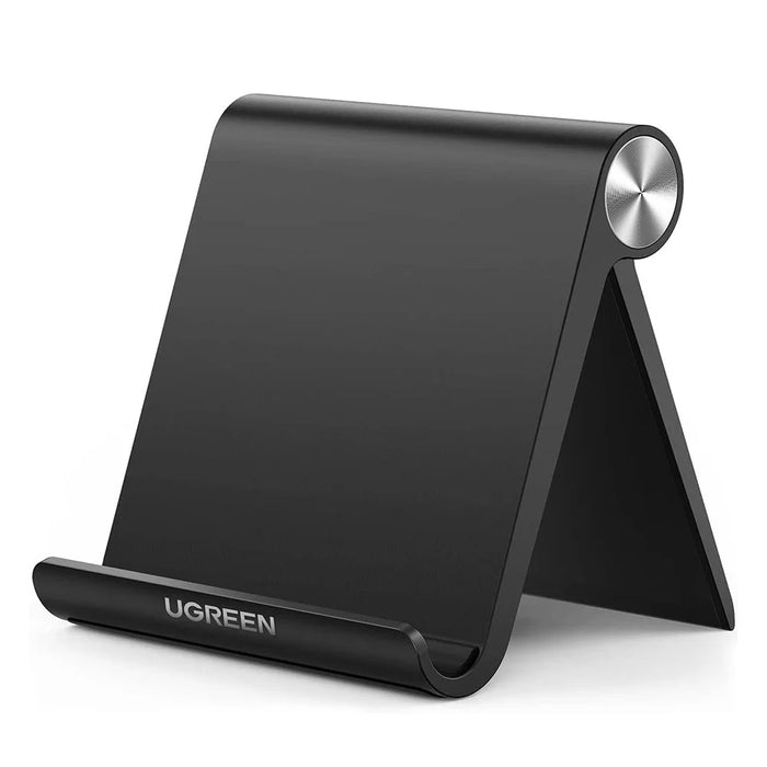 UGREEN Adjustable Cell Phone Stand Hard Desktop Phone Desk Mount Holder - Black - 1