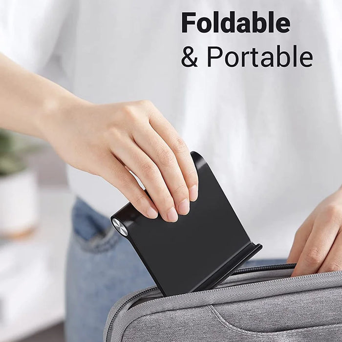 UGREEN Adjustable Cell Phone Stand Hard Desktop Phone Desk Mount Holder - Black - 5