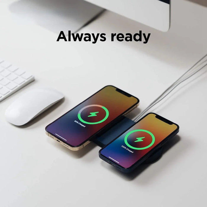 Wireless Charger Case Compatible with MagSafe Magnetic Charger Silicone Protective Cover - Black - 3