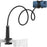UGREEN For iPhone 13 12 Pro 11 XR Universal Clip-on Bracket Flexible Gooseneck Desktop Phone Stand - 1
