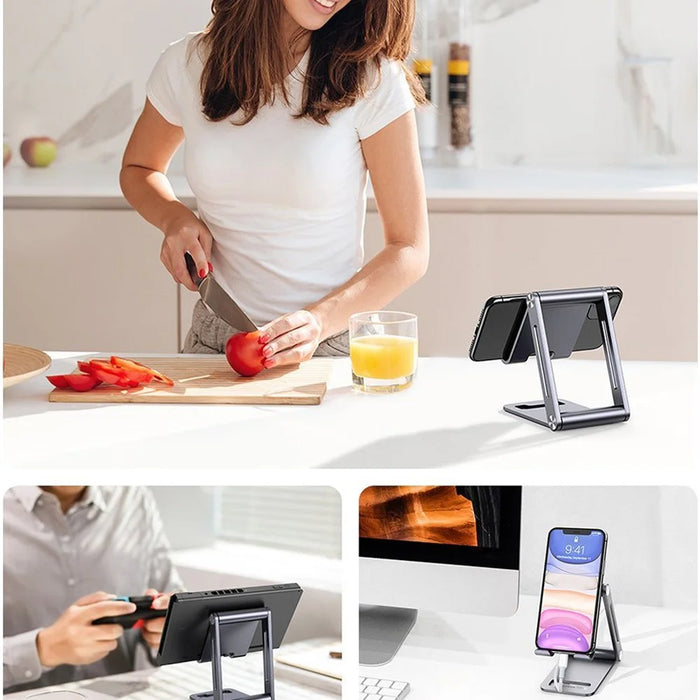 UGREEN Portable Foldable Mobile Phone Stand Aluminum Alloy Desk Phone Holder - 3