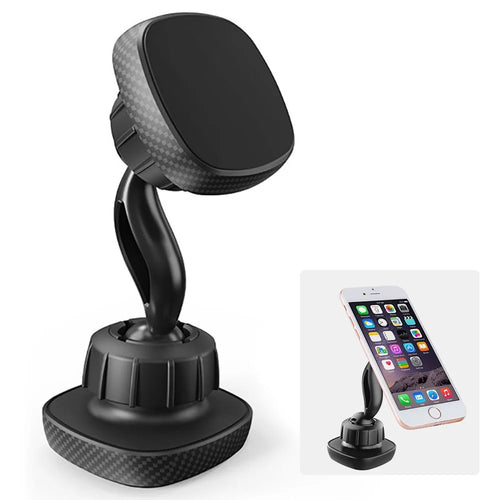H302B Angle-adjustable Dashboard Car Phone Holder Mount Rotation Strong Suction Phone Holder for Desktop - 1