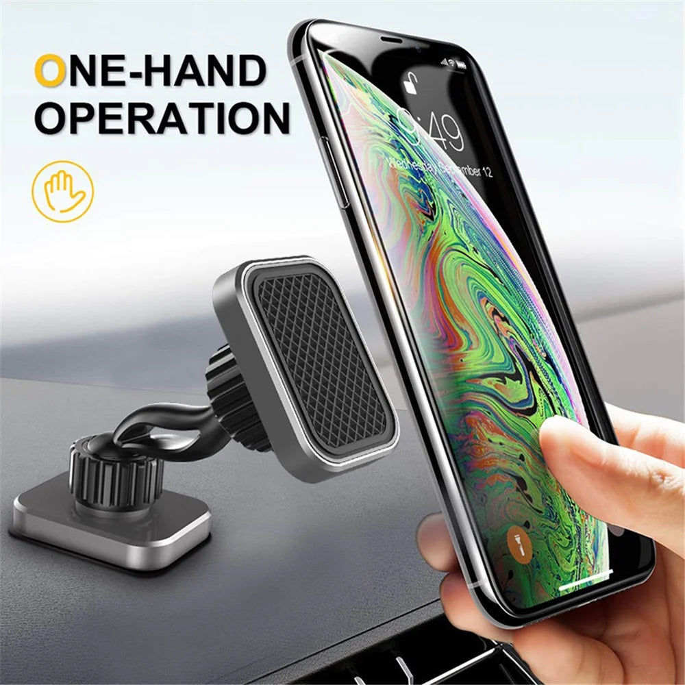 H302B Angle-adjustable Dashboard Car Phone Holder Mount Rotation Strong Suction Phone Holder for Desktop - 4