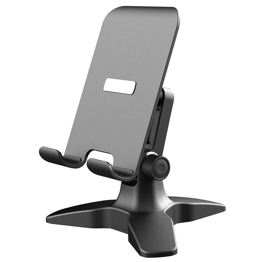 IPS-T6  Cell Phone Stand Angle Adjustable Rotating Desk Sturdy Folding Tablet Holder Stand for Home Office - 2