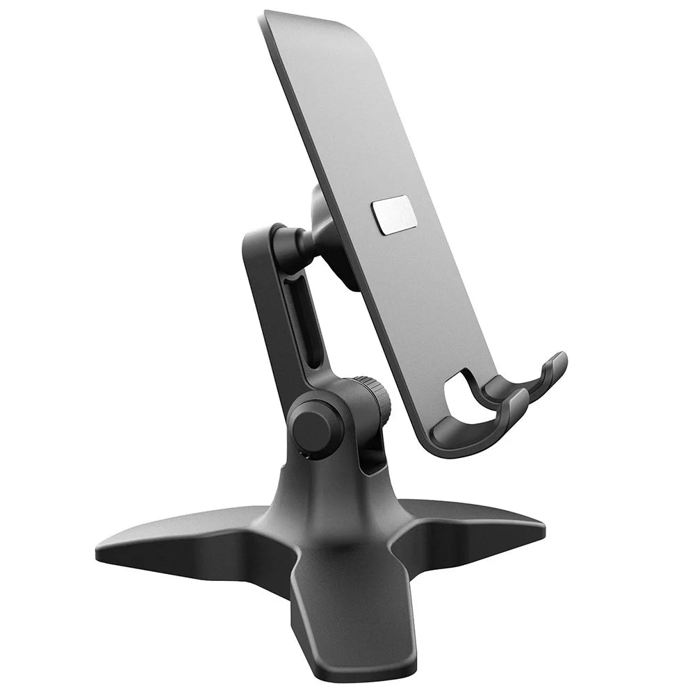 IPS-T6  Cell Phone Stand Angle Adjustable Rotating Desk Sturdy Folding Tablet Holder Stand for Home Office - 3