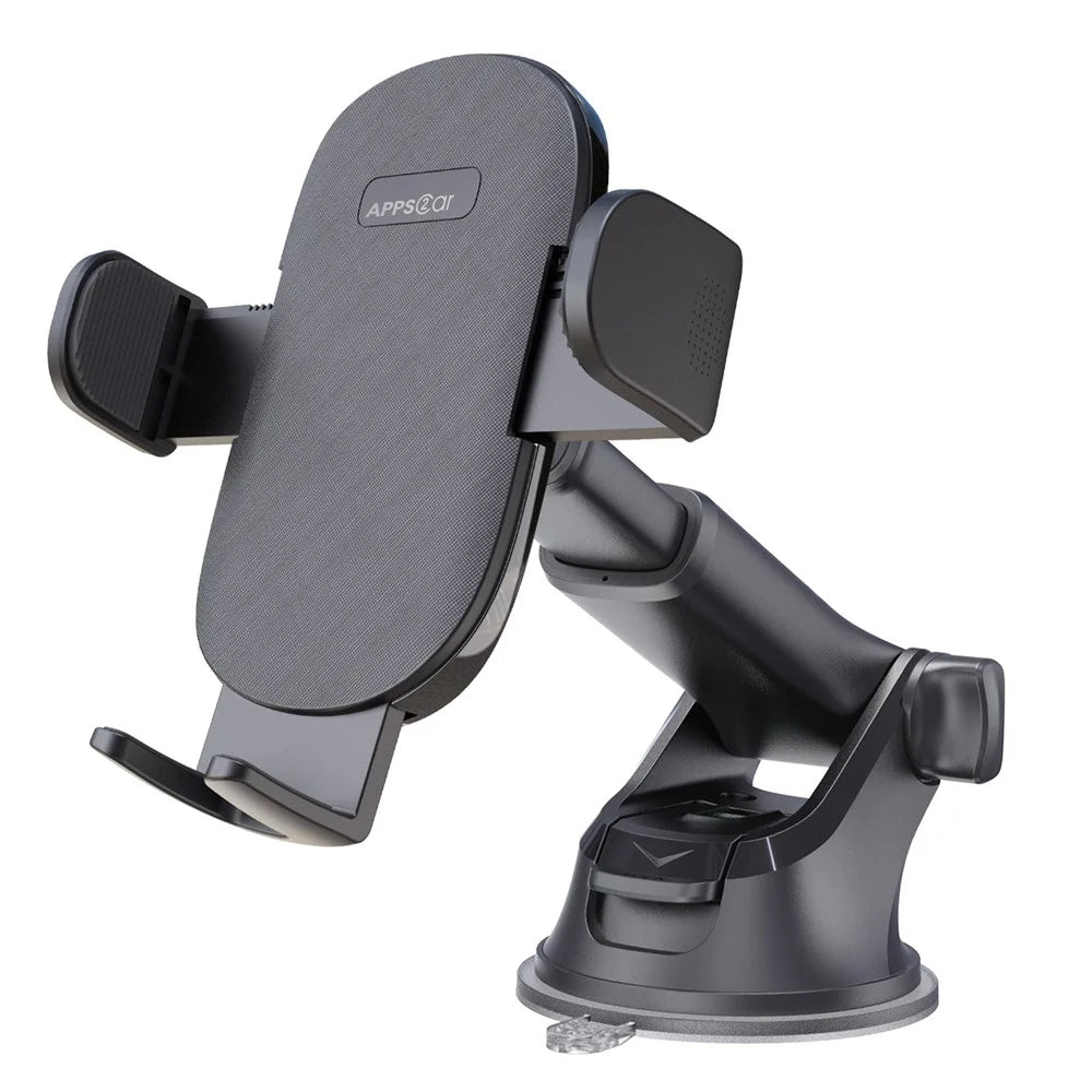H9-S02 Angle-adjustable Car Phone Holder Mount Dashboard Strong Magnetic Absorption Base Phone Clip Holder - 2