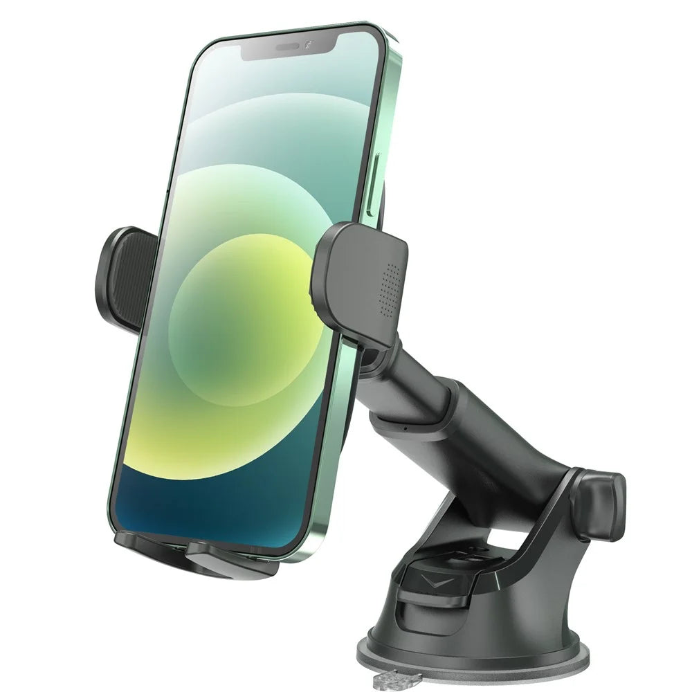 H9-S02 Angle-adjustable Car Phone Holder Mount Dashboard Strong Magnetic Absorption Base Phone Clip Holder - 3