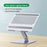 UGREEN 40291 Folding Aluminum Laptop Stand with Multi-Angle Adjustable Portable Desktop Tablet Holder for MacBook Air Pro Computers - 2