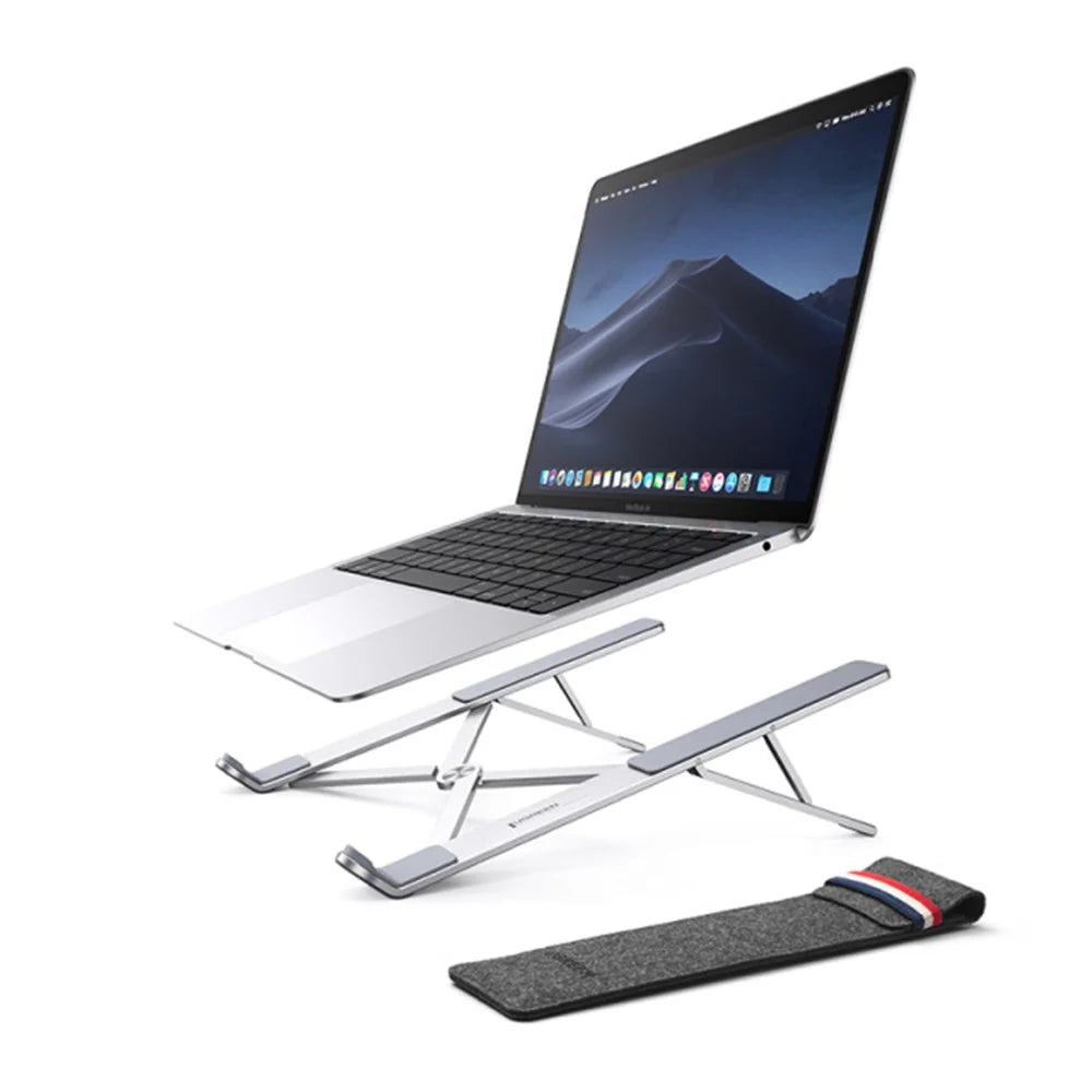 UGREEN 20642 Adjustable Folding Aluminum Laptop Stand Multi-Angle Portable Desktop Computer Holder for MacBook Air Pro Laptops - 1