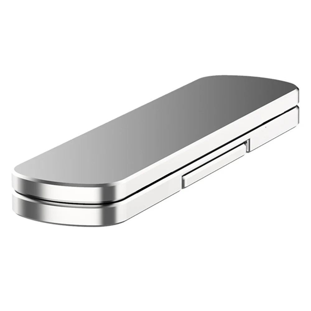 ZJ-02 Adjustable Angle 360-Degree Rotating Aviation-Grade Aluminum Alloy Folding Kickstand - Silver - 1