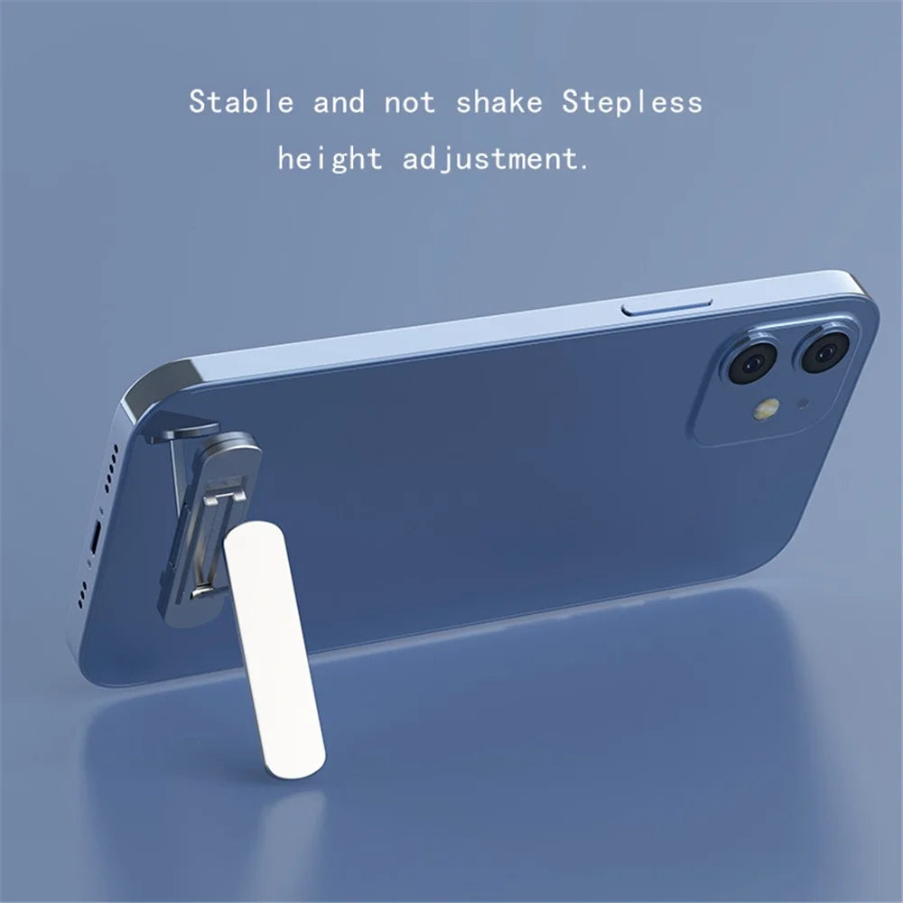 ZJ-02 Adjustable Angle 360-Degree Rotating Aviation-Grade Aluminum Alloy Folding Kickstand - Silver - 2