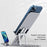 TC04 Cell Phone Stand Holder Height Angle Adjustable Hard Aluminum Alloy Desktop Phone Desk Mount Holder - Grey - 5