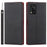 Litchi Texture Genuine Leather Case for ZTE Libero 5G II, Wallet Stand Protective Phone Cover with Hand Strap - Black - 1