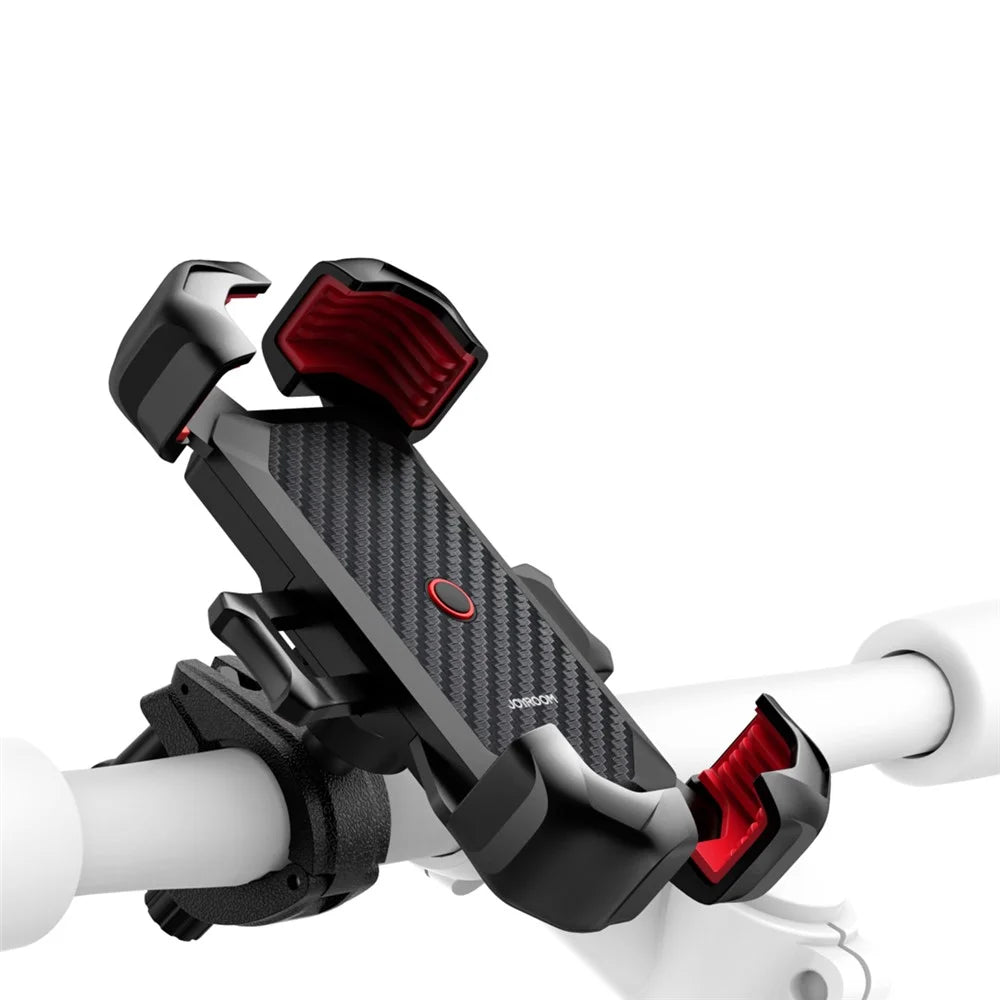 JOYROOM JR-ZS288 Bike Phone Mount Quick Release Bicycle Handlebar Phone Holder Bike Phone Bracket for 4.7-7 inch Cell Phones - Black - 1