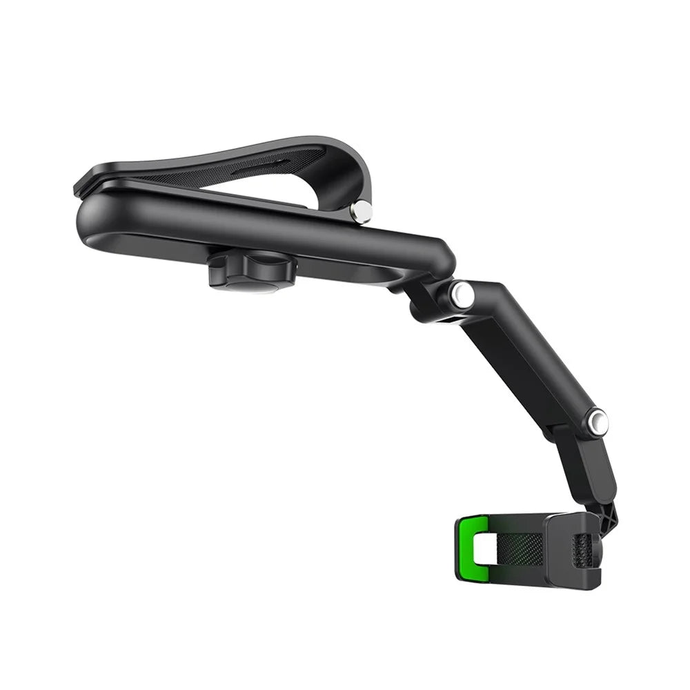 JY-055 Sun Visor Car Phone Holder Mount Multifunctional Cell Phone Stand Universal Adjustable Arm Cradles Phone Clip Mount - Green - 2