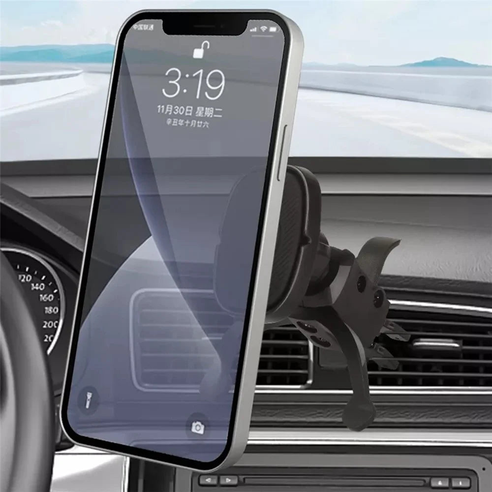 JY-A20 Car Magnetic Phone Mount Air Vent Cell Phone Holder Universal Rotation Car Phone Holder Cradle for GPS Convenient Navigation - 2
