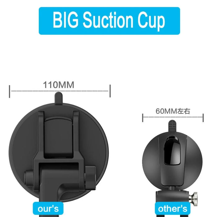 Dashboard GPS Phone Car Mount Adjustable Arm Universal Windshield Phone Holder for 4-7.2 inches Smartphones - Grey - 7