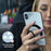 AUROX Magnetic Phone Ring Holder Grip Adjustable Kickstand for iPhone 13 / 12 Series - Black - 2