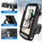 F81 Waterproof Bicycle Touch Screen Phone Holder Motorcycle Handlebar Phone Bracket - 5