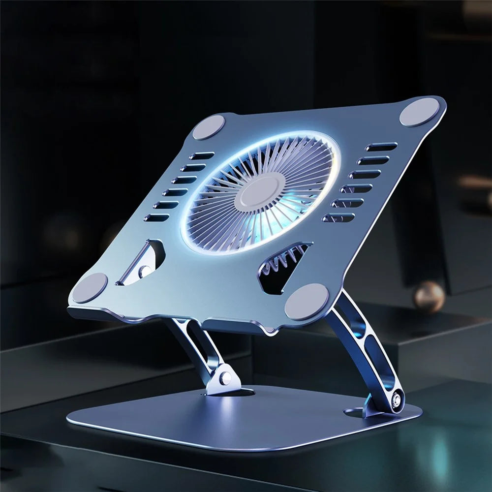 R-JUST HZ22 Laptop Fan Cooling Stand Radiator Adjustable Desktop Notebook Cooler Holder - Grey - 4