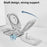 Phone Stand Charger Foldable Wireless Charger Phone Holder Cradle - Silver - 5