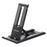 ESSAGER Portable Mobile Phone Holder Adjustable Foldable Desktop Phone Bracket Stand - Black - 1