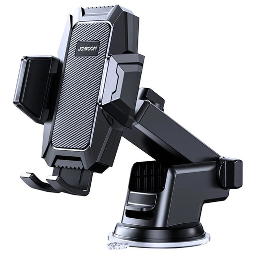 JOYROOM JR-ZS285 Angle-adjustable Car Phone Holder Strong Suction Mobile Phone Clamp Mount for Dashboard Windshield Air Vent Desktop - 1