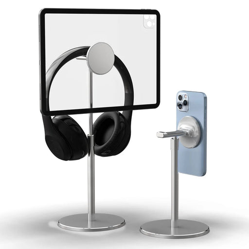R-JUST PB04-13 Height Adjustable Magnetic Absorption Tablet/Phone Desk Bracket Headphone Hanger Stand - 1