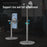 R-JUST PB04-13 Height Adjustable Magnetic Absorption Tablet/Phone Desk Bracket Headphone Hanger Stand - 3