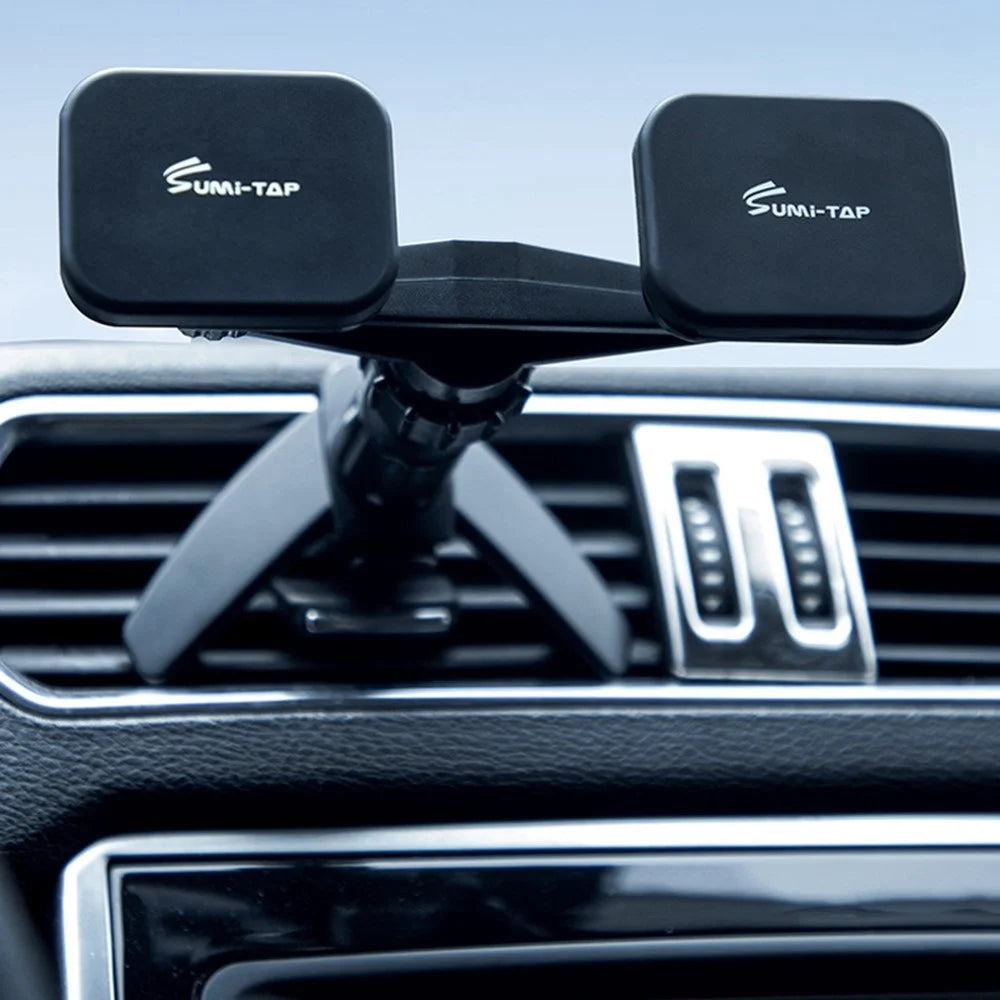 SUMI-TAP Car Air Vent Mount Double Head 360 Degree Magnetic Mobile Phone Holder - 7