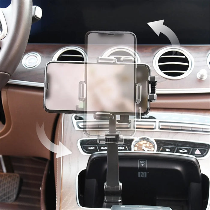 Car Cup Holder Phone Mount Adjustable Hands Free Cup Cell Phone Holder for 4.7-6.7 inch Phone - 4
