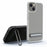 Cell Phone Mini Kickstand Vertical Horizontal Stand Adjustable Angle Zinc Alloy Phone Holder Compatible with iPhone Samsung Huawei Xiaomi - Grey - 1