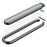 Cell Phone Mini Kickstand Vertical Horizontal Stand Adjustable Angle Zinc Alloy Phone Holder Compatible with iPhone Samsung Huawei Xiaomi - Grey - 4