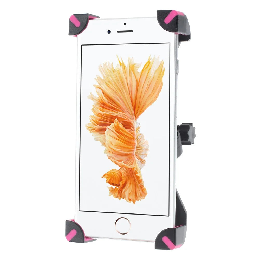Universal Bicycle Bike Handlebar Holder Mount for iPhone 6s Plus/Samsung Galaxy S6 (CH-01-A) - Rose - 3
