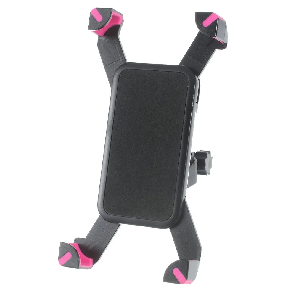 Universal Bicycle Bike Handlebar Holder Mount for iPhone 6s Plus/Samsung Galaxy S6 (CH-01-A) - Rose - 5