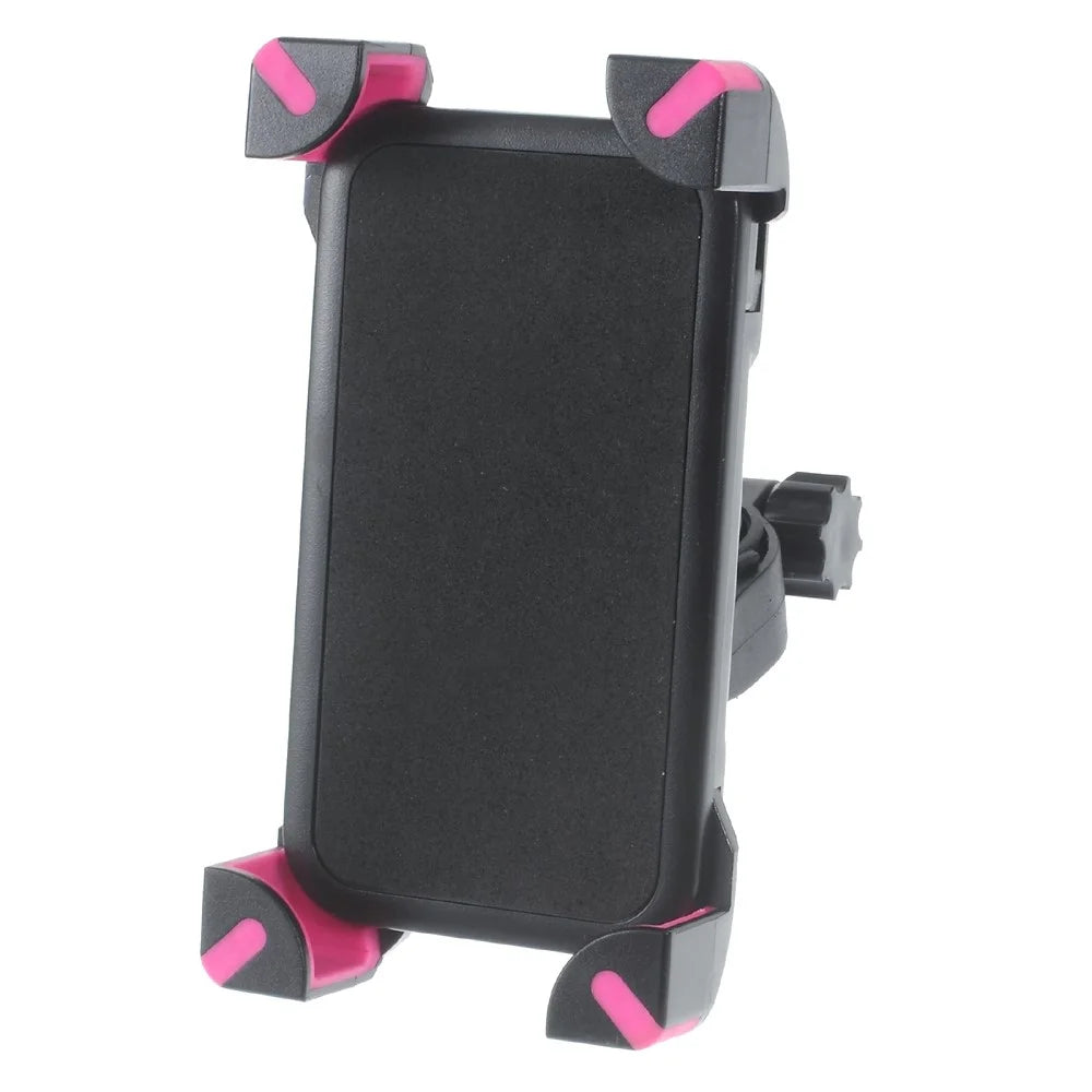 Universal Bicycle Bike Handlebar Holder Mount for iPhone 6s Plus/Samsung Galaxy S6 (CH-01-A) - Rose - 6