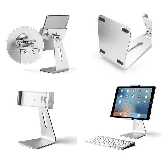Adjustable Aluminum Alloy 9-13 inch Tablet Stand Holder Desktop Bracket for iPad Pro/Samsung Galaxy Tab E 9.6 - 5