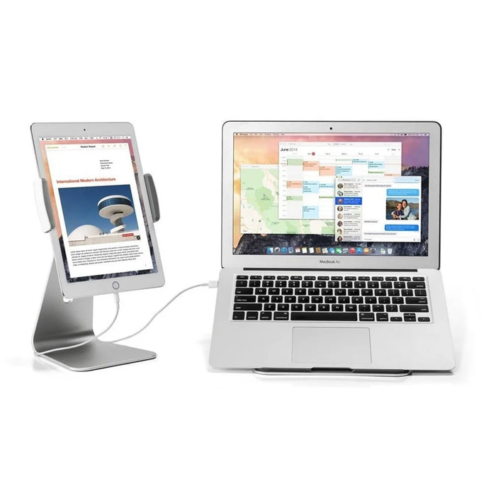 Adjustable Aluminum Alloy 9-13 inch Tablet Stand Holder Desktop Bracket for iPad Pro/Samsung Galaxy Tab E 9.6 - 6