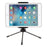 Multi-functional Mini Metal Tripod + Dual Clamps for iPhone iPad Samsung Smartphone Tablets  - Black - 6